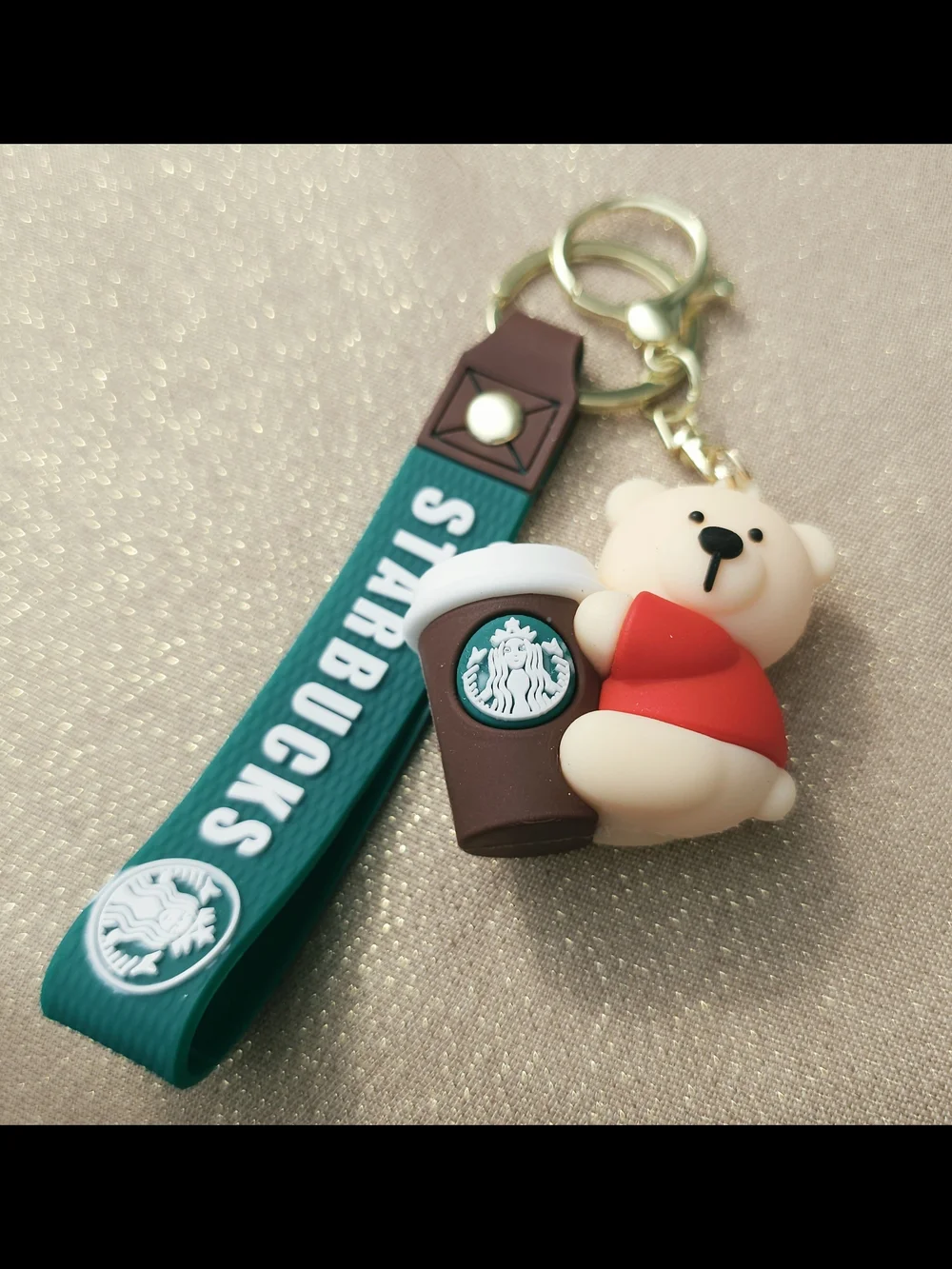 Starbucks Adorable 3D Bearista & Coffee Cup Keychains – You Pick! ☕